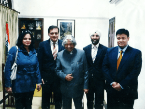 Shamit Khemka with APJ Abdul Kalam