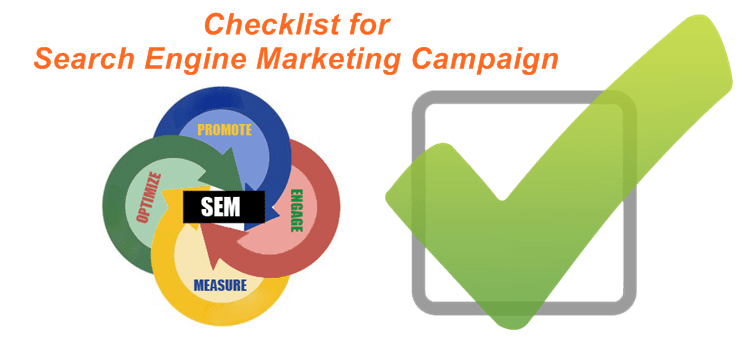 checklist for search engine marketing campaign